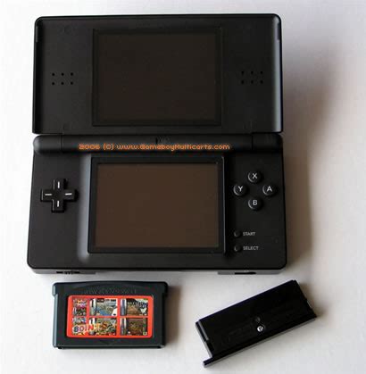 nintendo ds lite game boy advance slot|How to Insert a Game Boy Advance Game Pak .